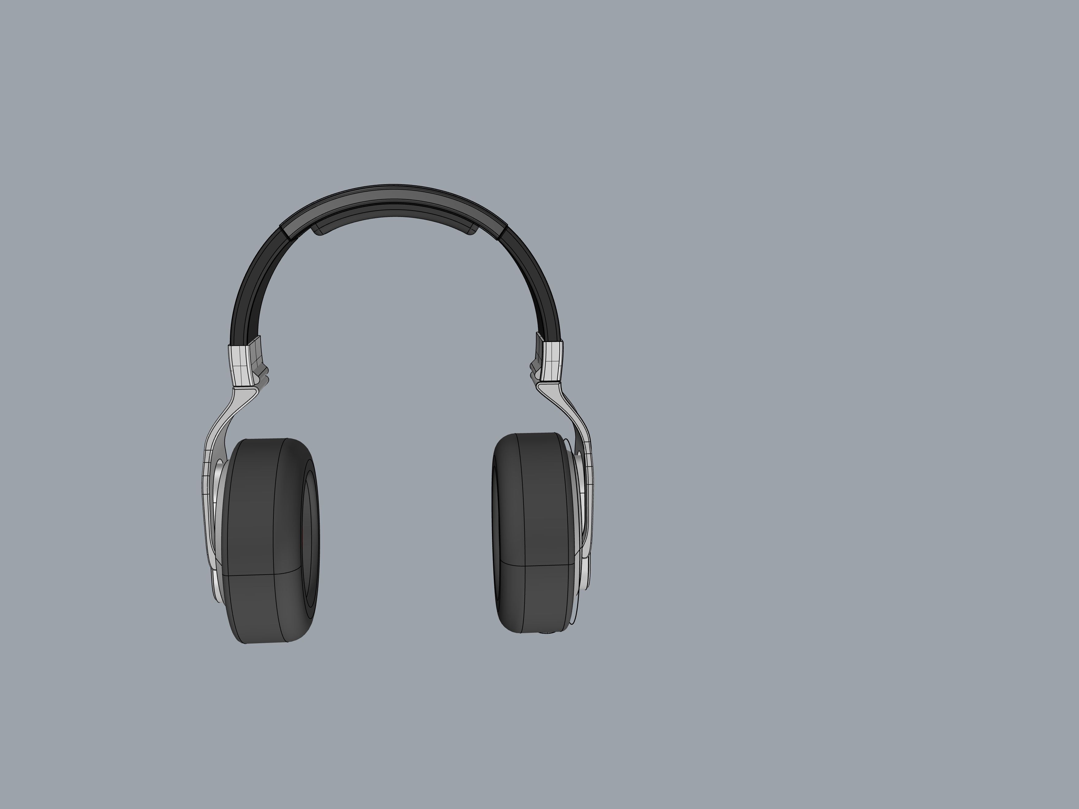Black and blue beats headphones 3D print model_13
