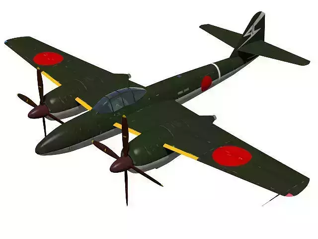 Mitsubishi Ki83 3D model
