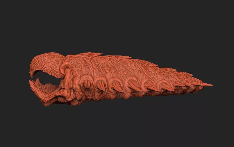 dirt dragon tremors  3D model_0