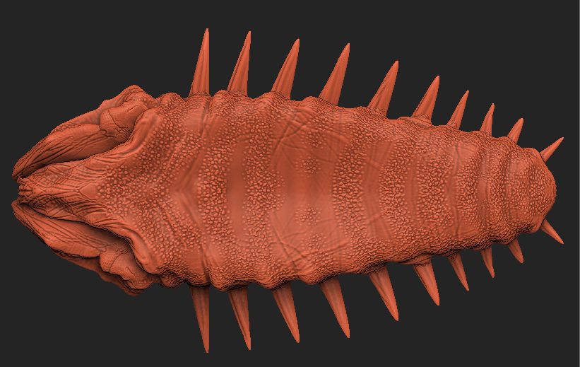 dirt dragon tremors  3D model_4