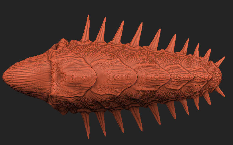 dirt dragon tremors  3D model_3