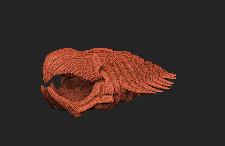dirt dragon tremors  3D model_1