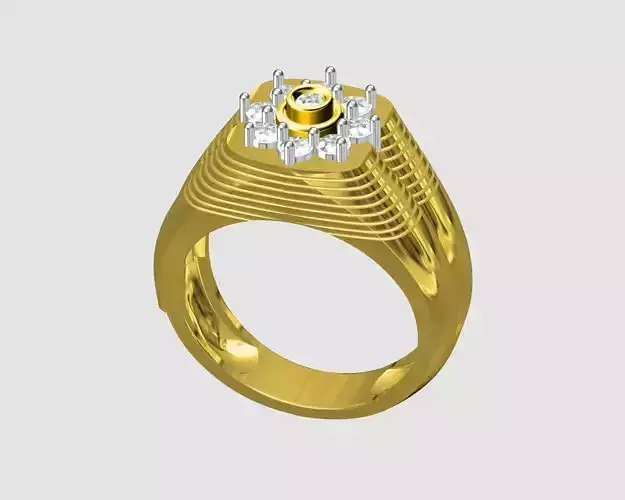 gents ring 7f 3D print model