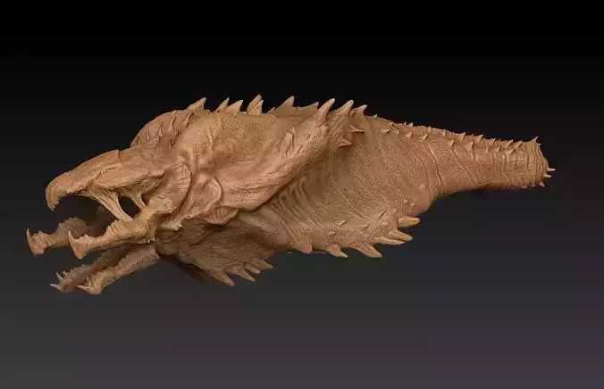 Tremors 5 African Graboid 3D model
