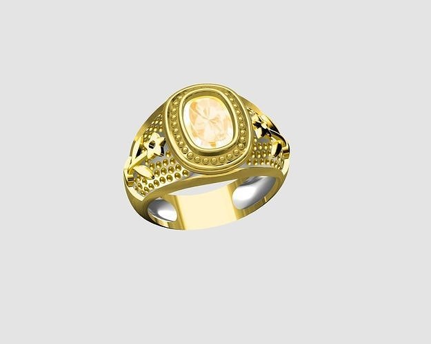 gents ring 3D print model