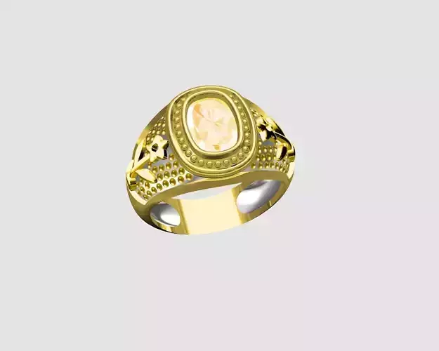 gents ring 3D print model