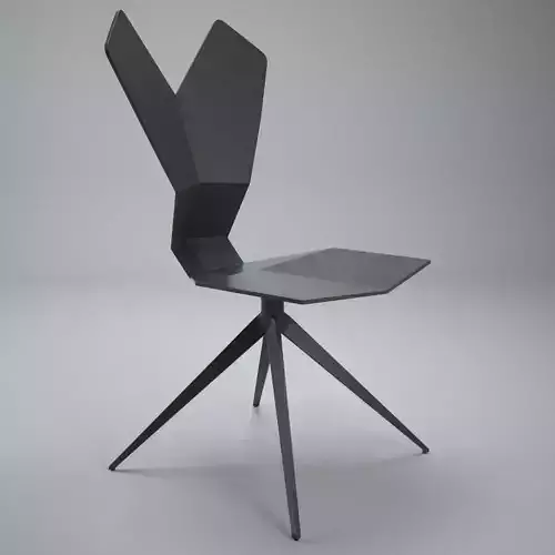 Tom Dixon Y CHAIR Low-poly 3D model