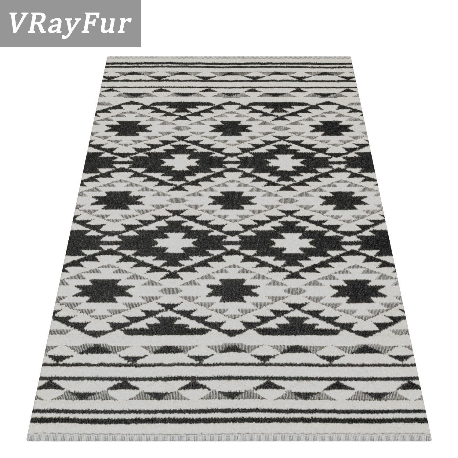 Rug Set 1359 3D model_2