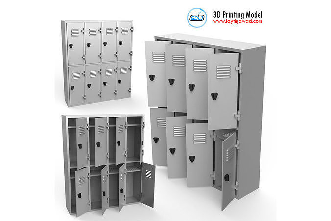 Locker 3D print model
