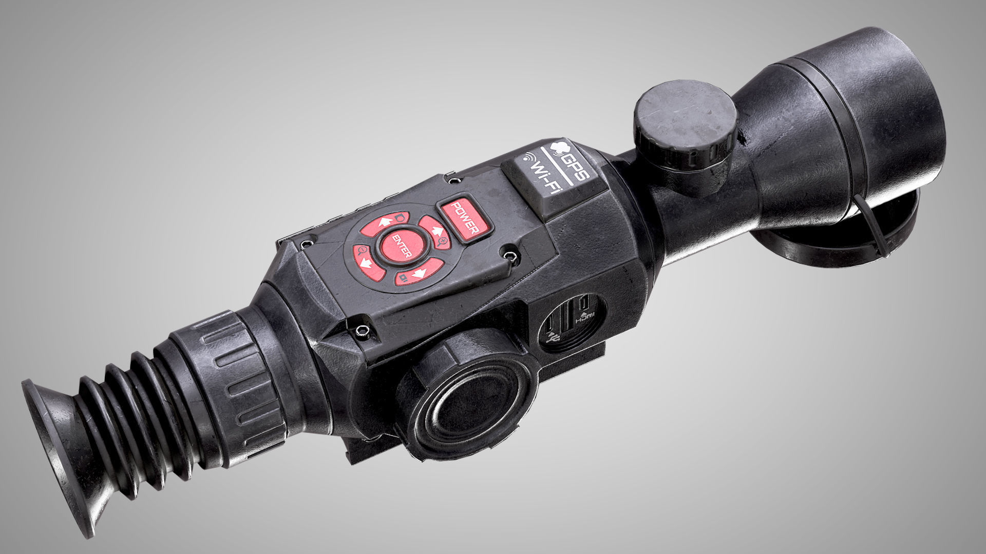 ATN X-Sight II HD 5-20X Optic AAA PBR Game Ready Attachment Low-poly 3D model_1