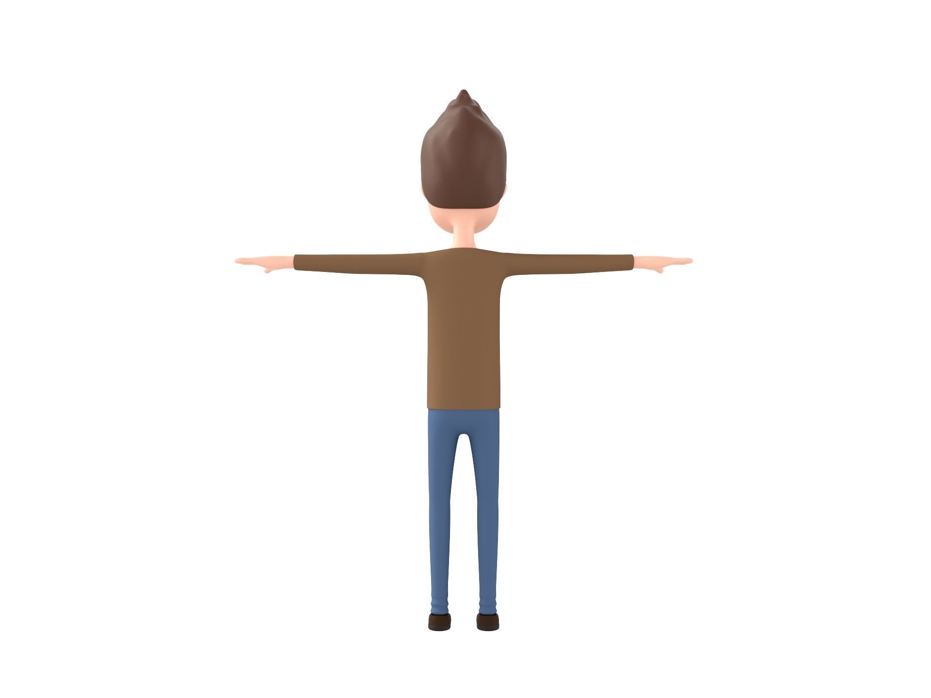 CartoonMan036 Man 3D model_3