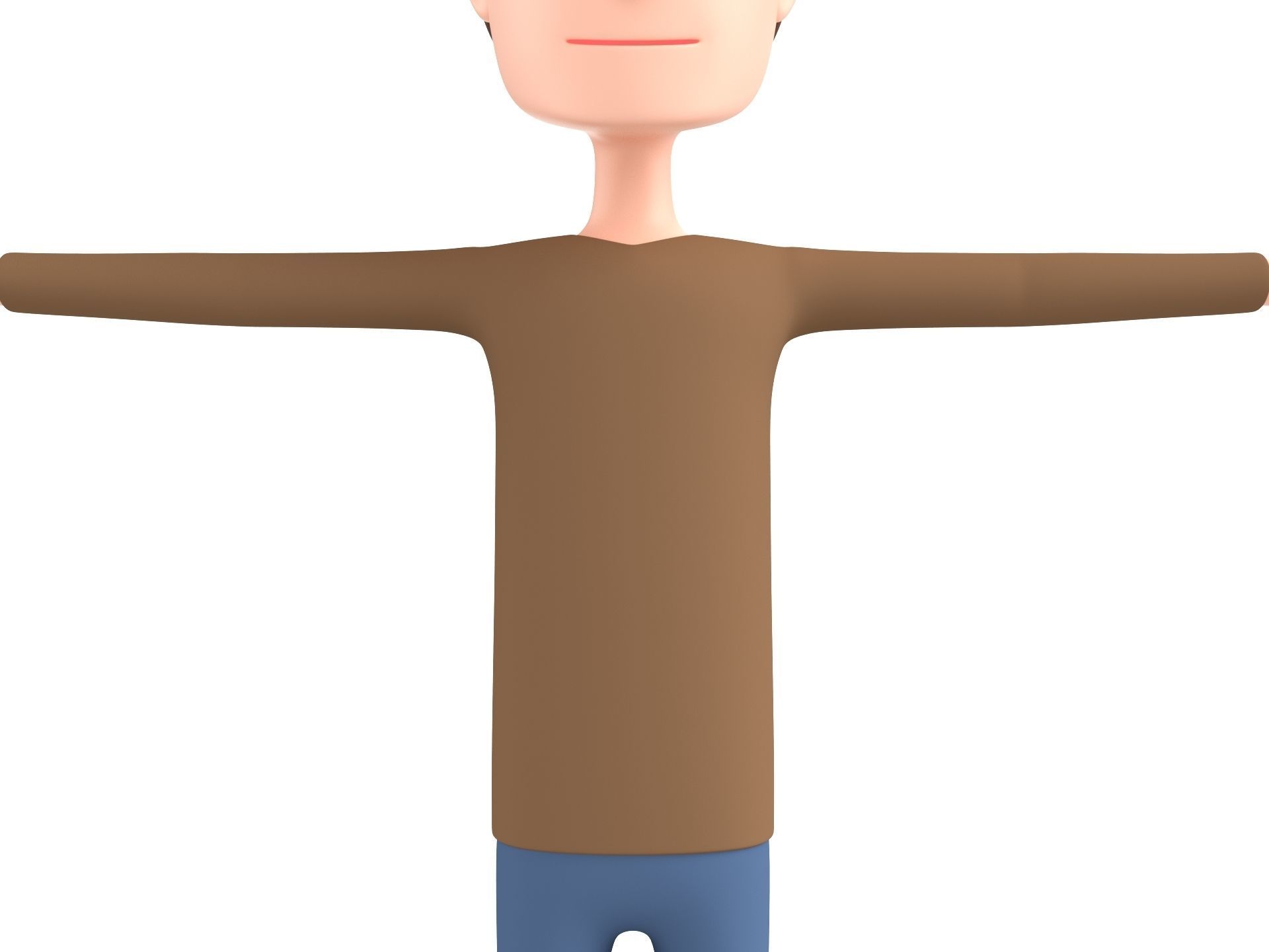 CartoonMan036 Man 3D model_6