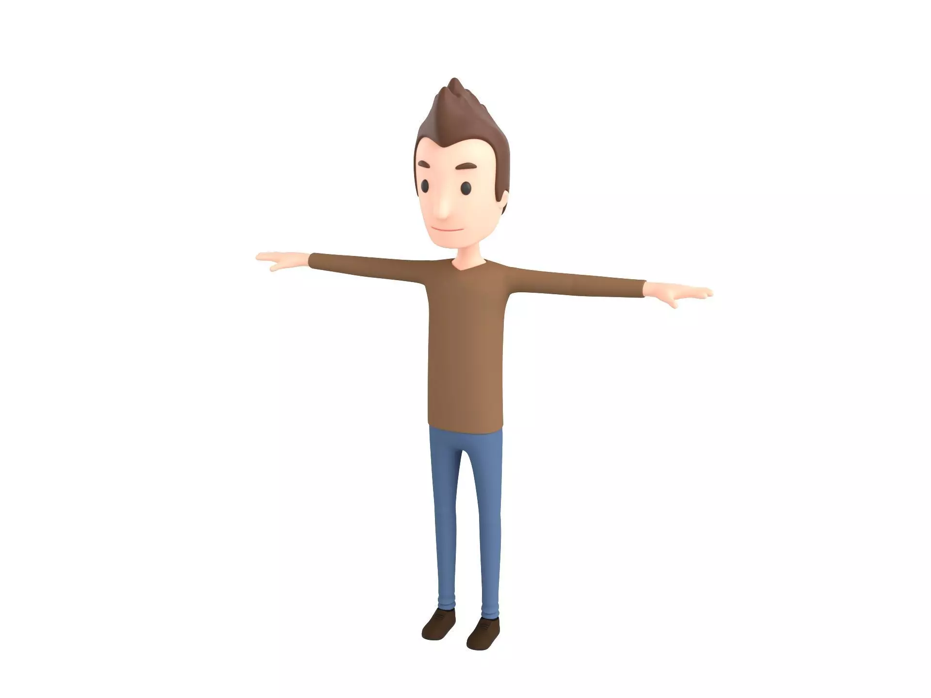 CartoonMan036 Man 3D model_0