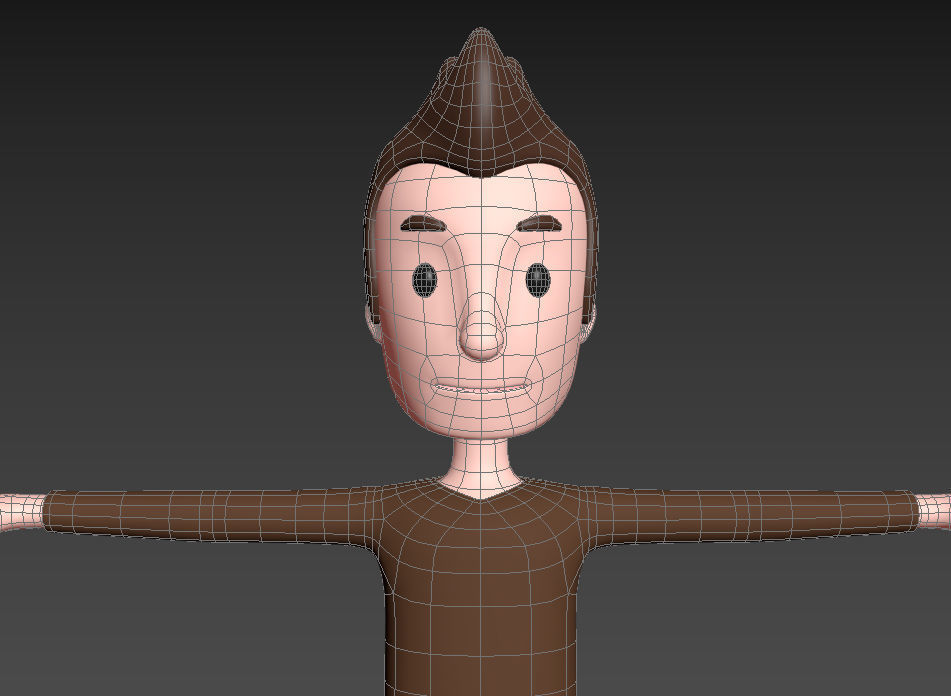 CartoonMan036 Man 3D model_14