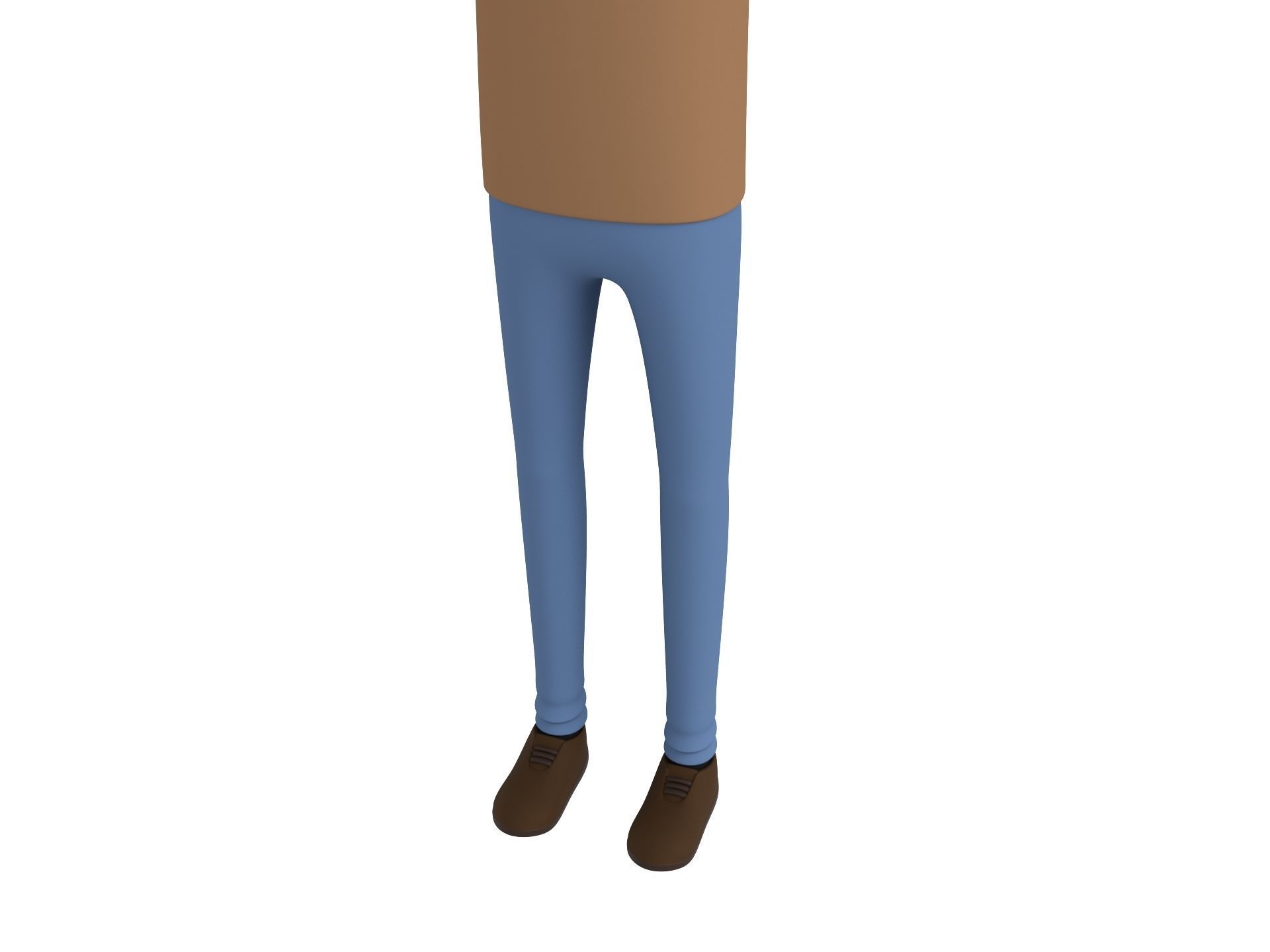 CartoonMan036 Man 3D model_7