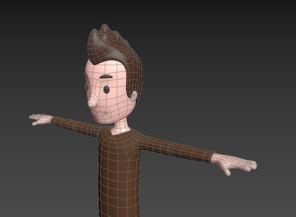 CartoonMan036 Man 3D model_12