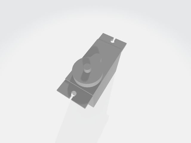 servo motor 3D model_4