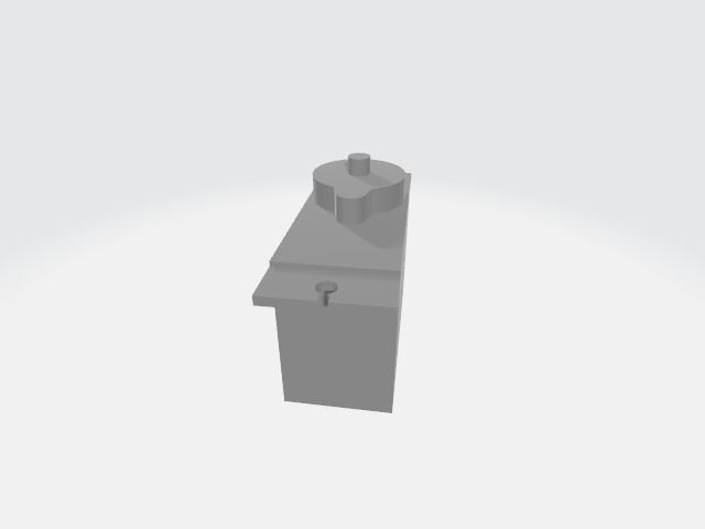 servo motor 3D model_1
