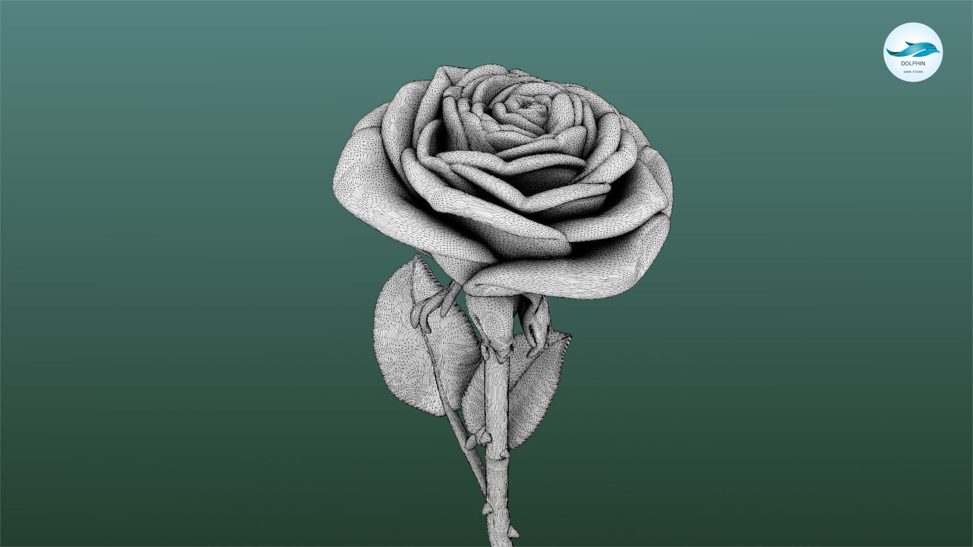 Rose Printable 3D model_8