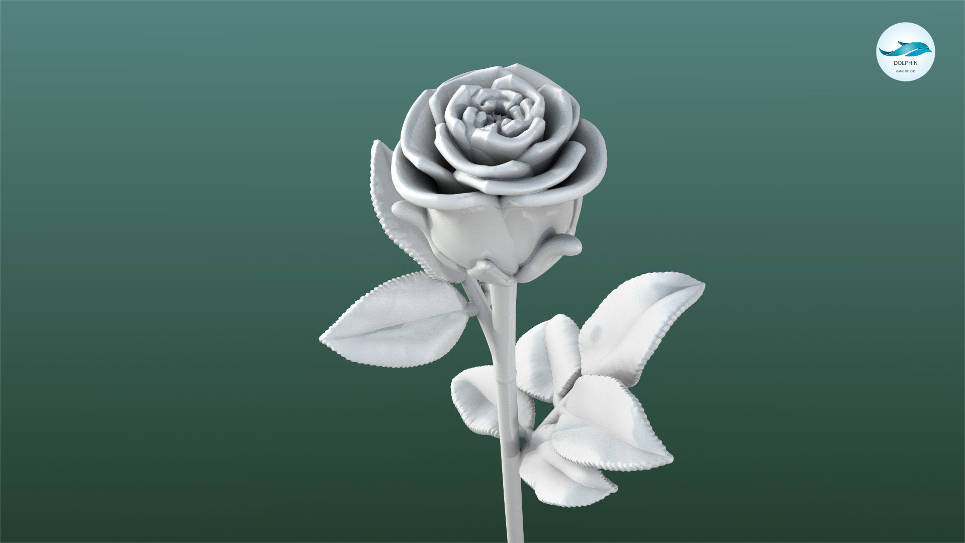 Rose Printable 3D model_3