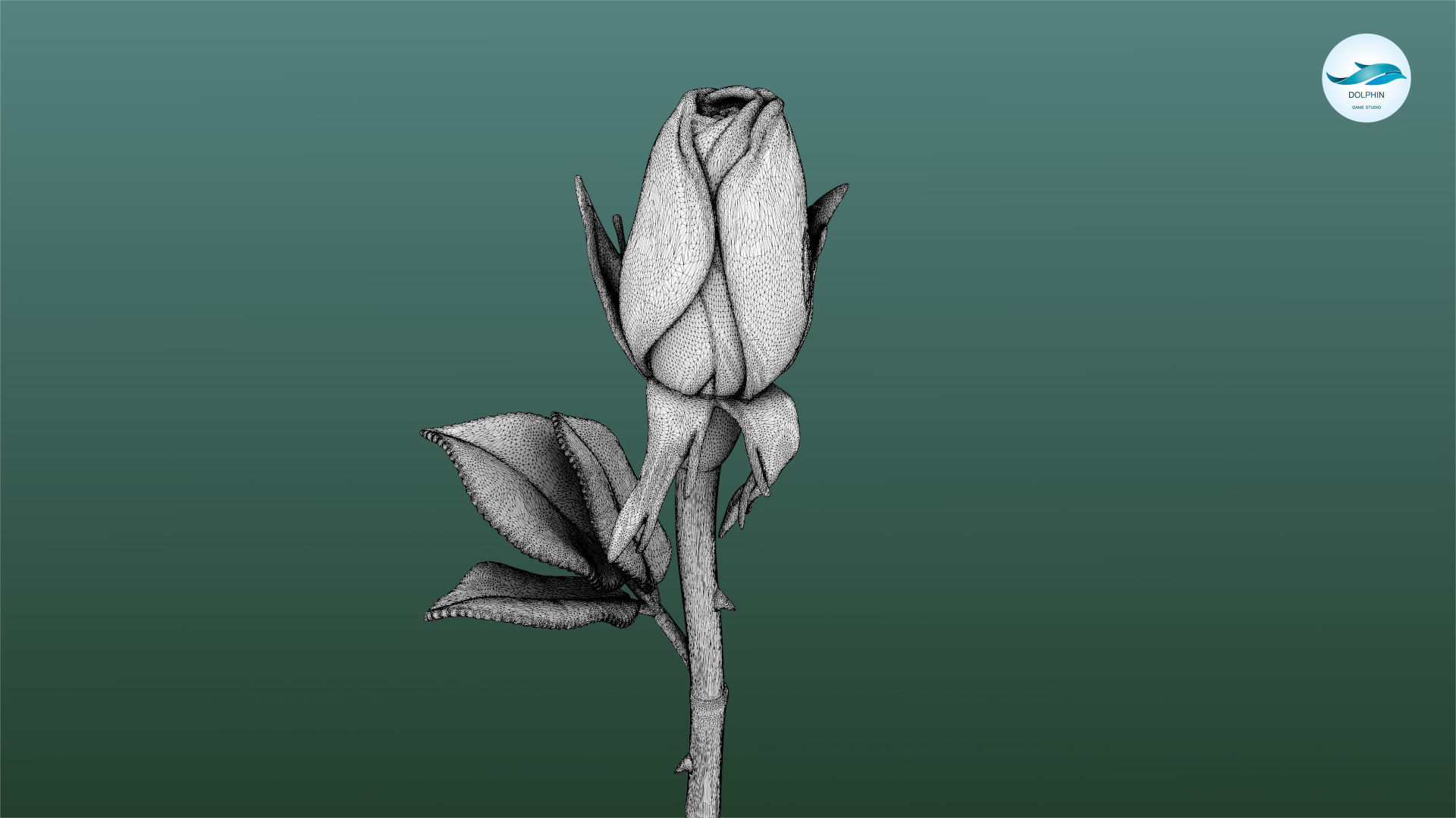 Rose Printable 3D model_11