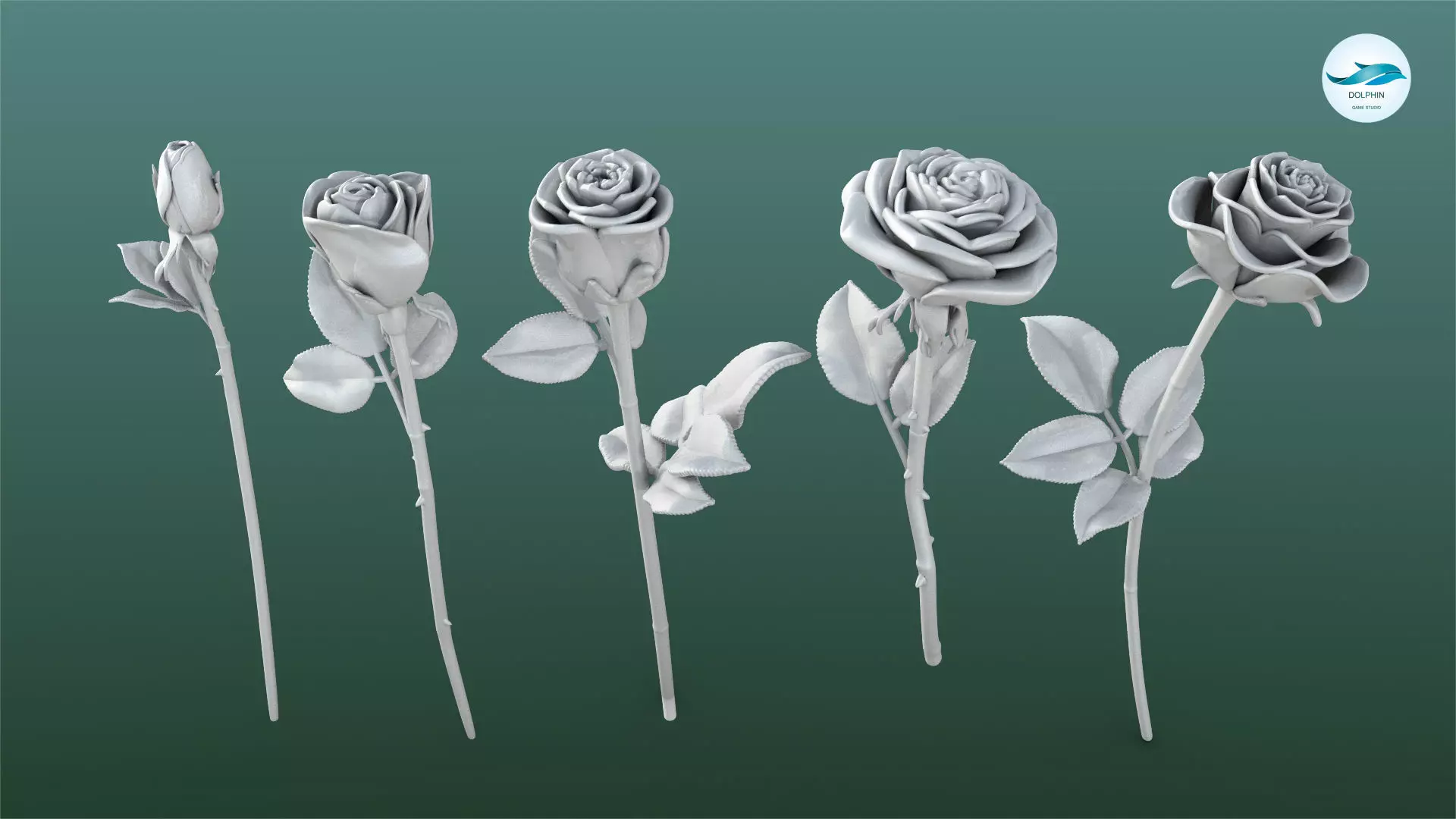 Rose Printable 3D model_0
