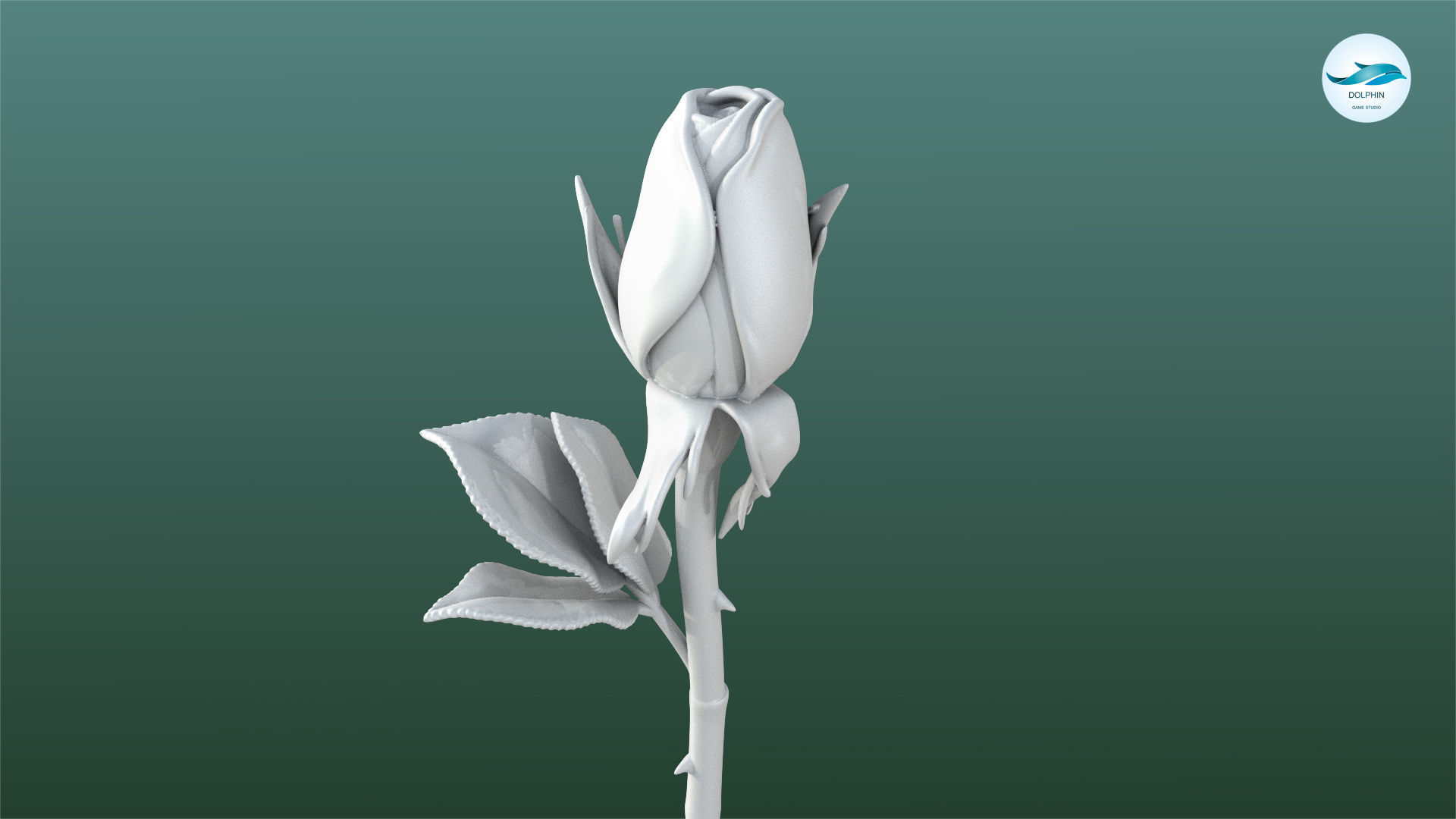 Rose Printable 3D model_5