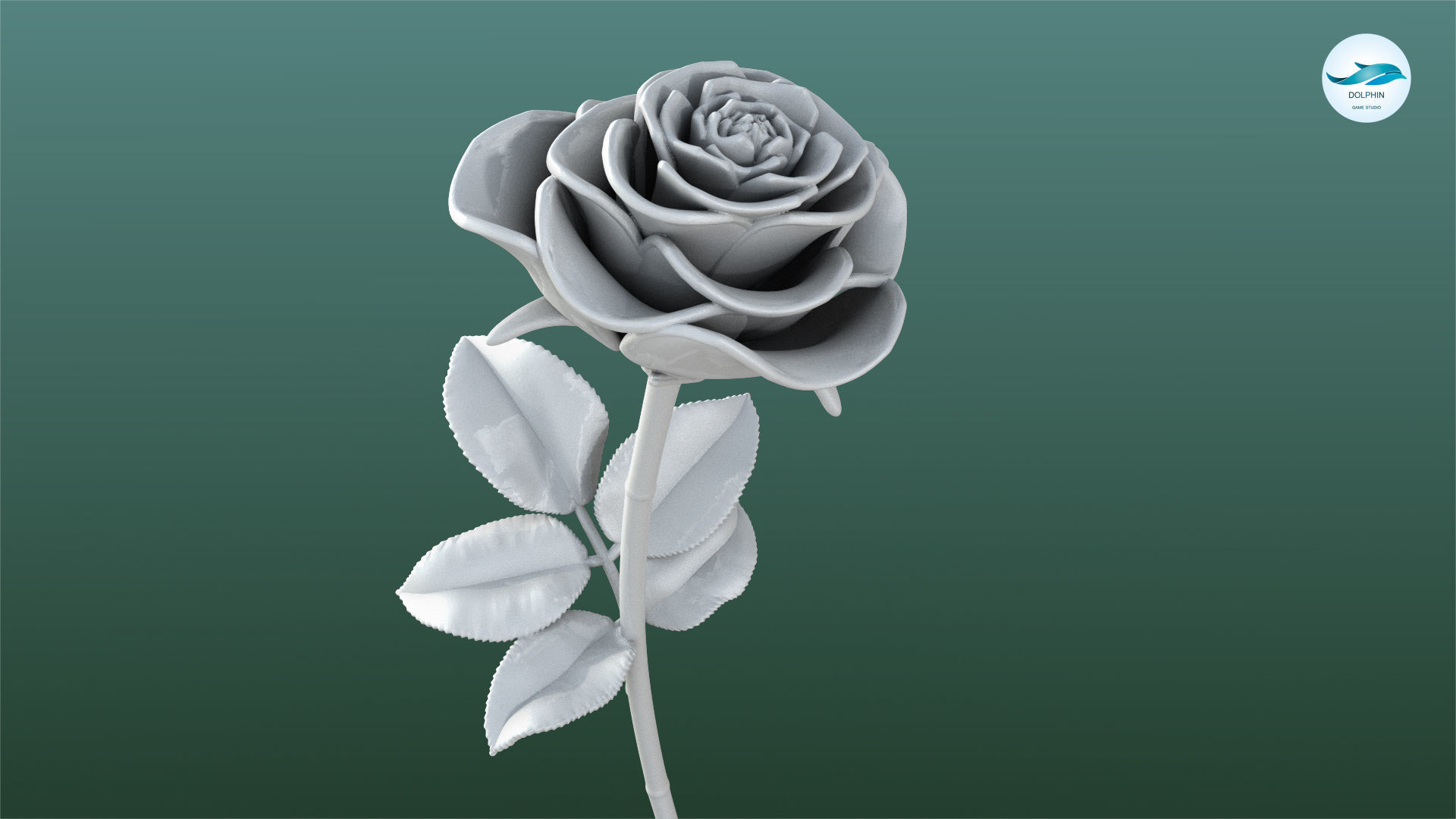 Rose Printable 3D model_1