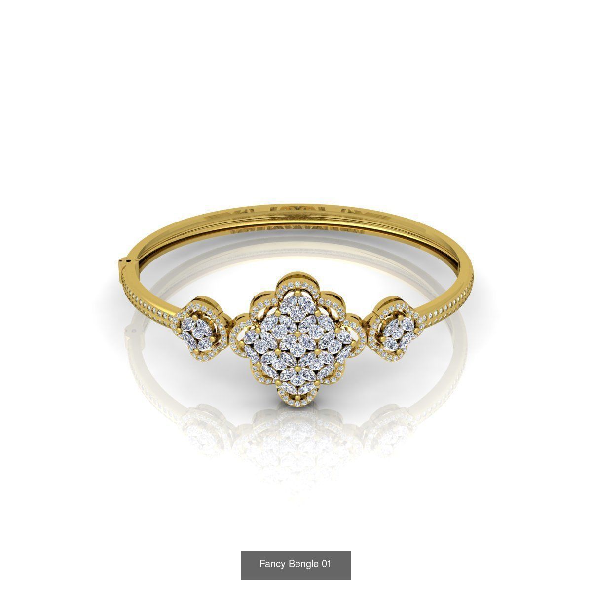 11 Fancy Bengle Breslate and Render detail 3D Model Collection_2