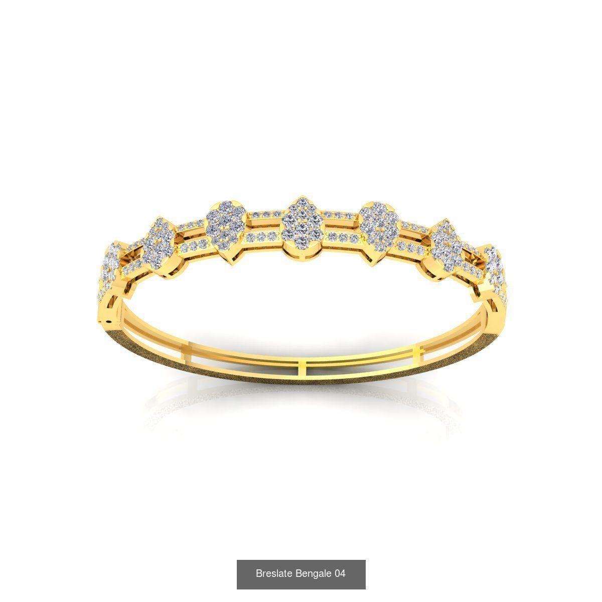 11 Fancy Bengle Breslate and Render detail 3D Model Collection_7