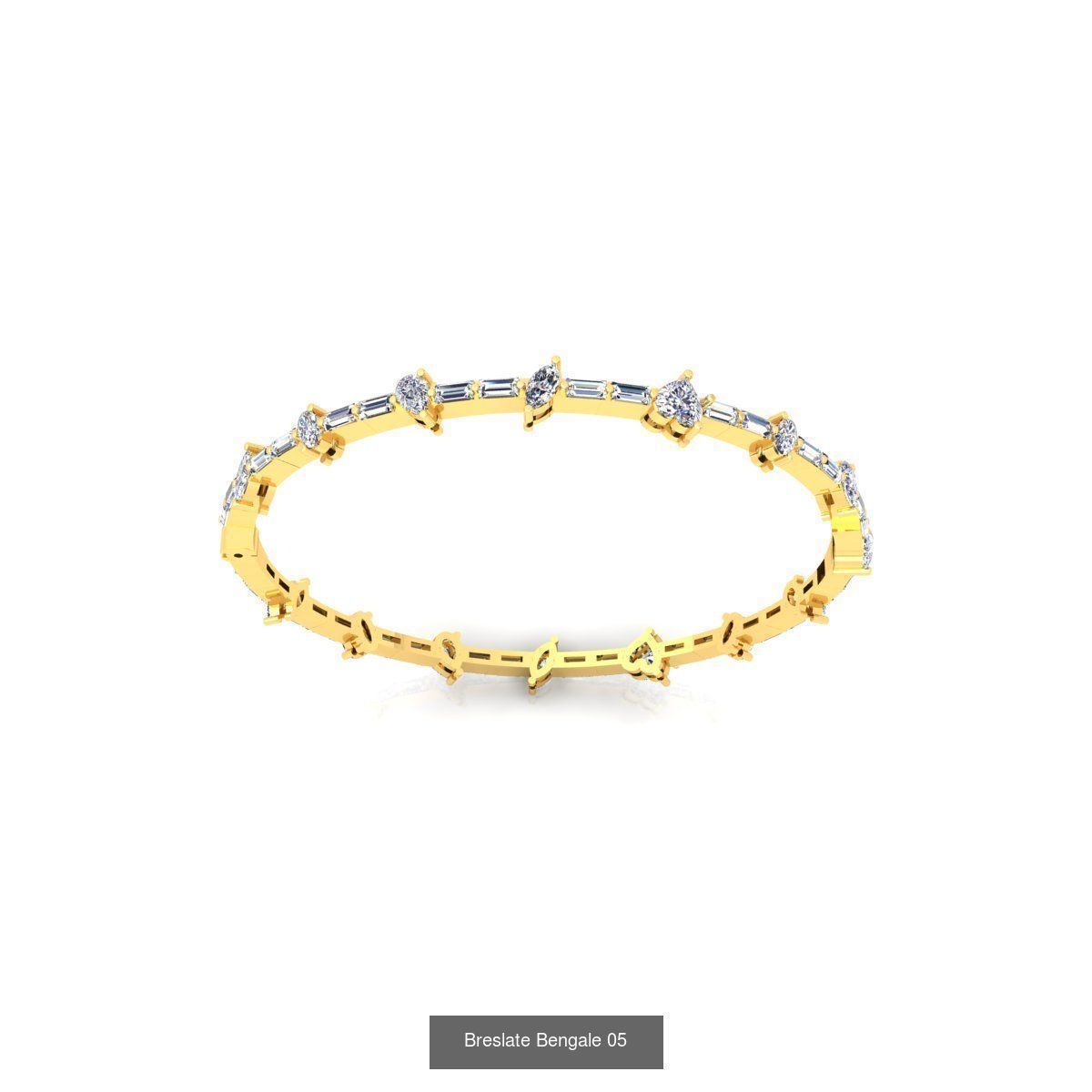 11 Fancy Bengle Breslate and Render detail 3D Model Collection_9