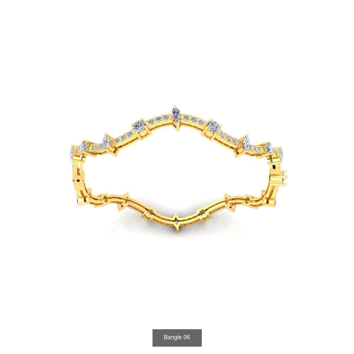 11 Fancy Bengle Breslate and Render detail 3D Model Collection_10