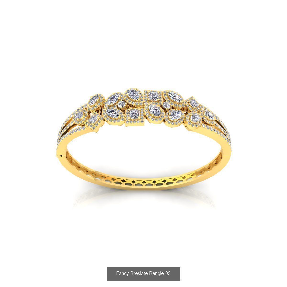 11 Fancy Bengle Breslate and Render detail 3D Model Collection_6