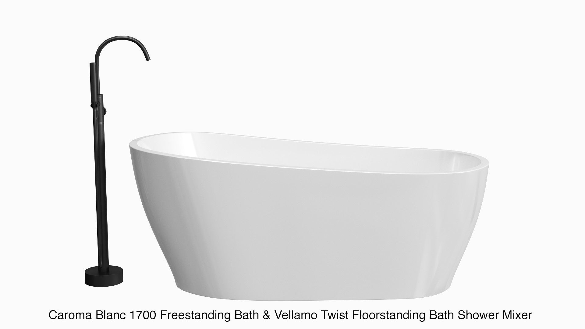 Fixtures - Bathtub Pack A Low-poly 3D model_9