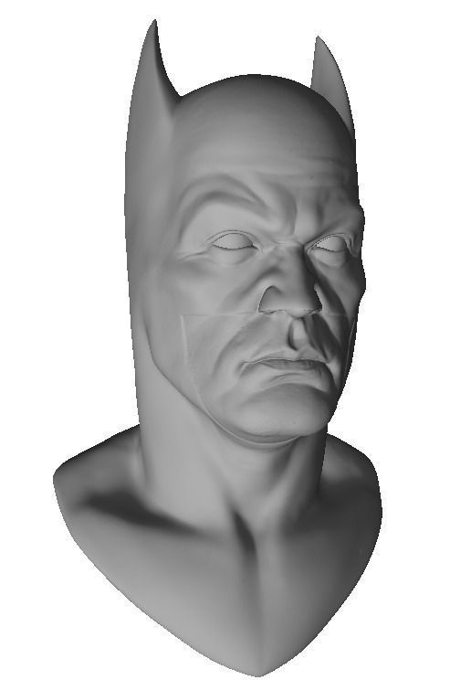 Batman Bust v2 3D model_5