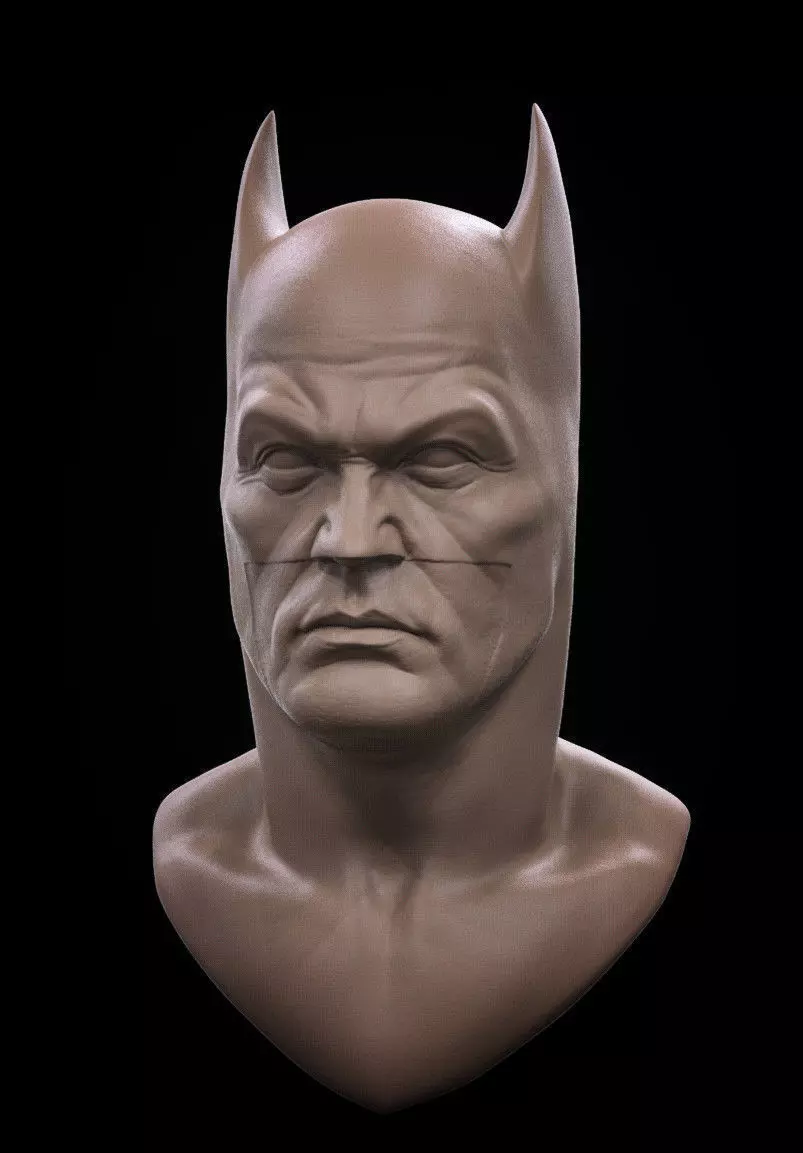 Batman Bust v2 3D model_0