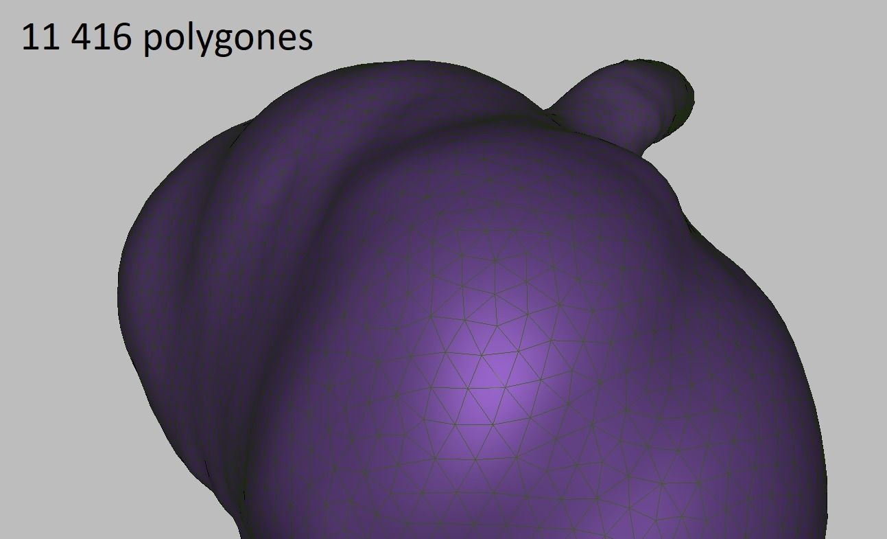 Garlic bulb Low-poly 3D model_5