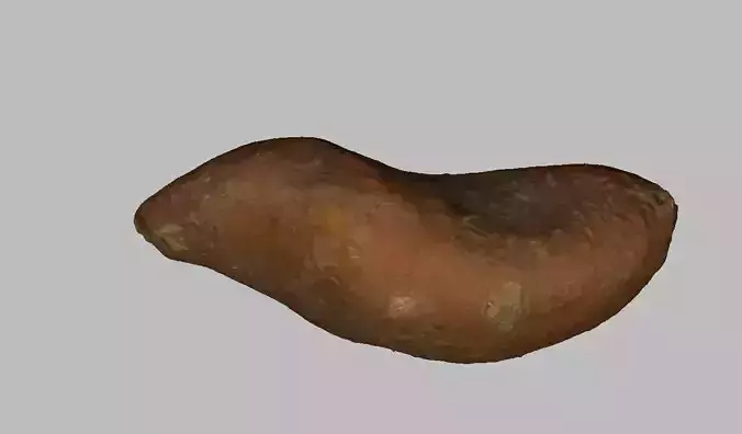 Sweet Potato Batat Low-poly 3D model