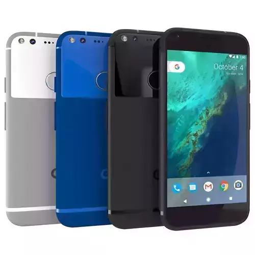 Google Pixel XL all color 3D model