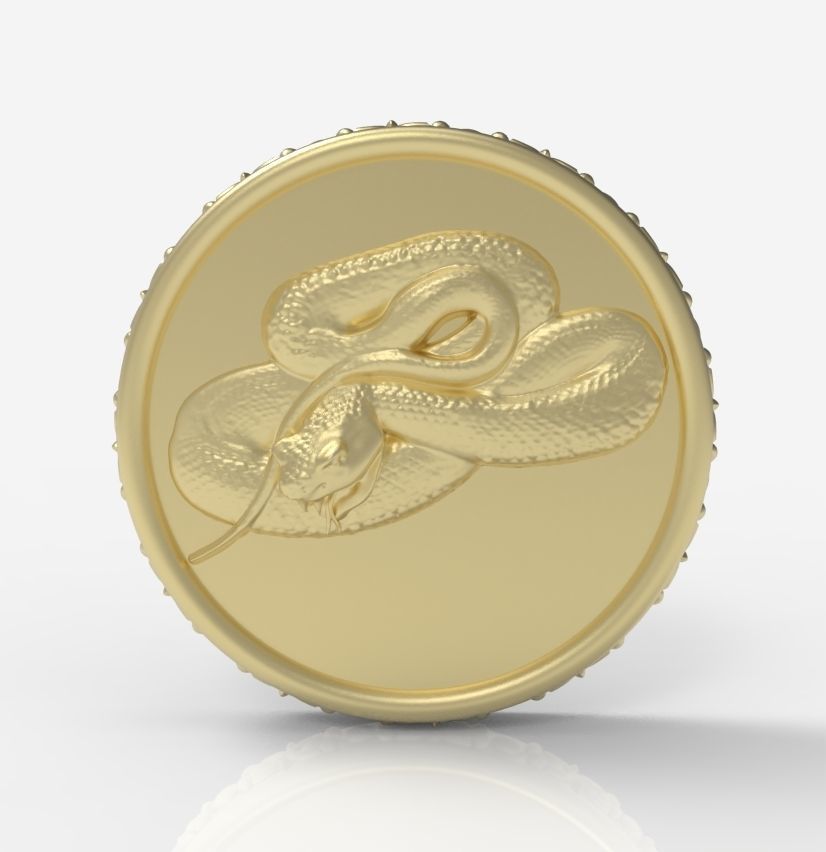 Chinese Zodiac Snake 3D print model_15
