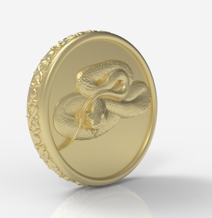 Chinese Zodiac Snake 3D print model_18