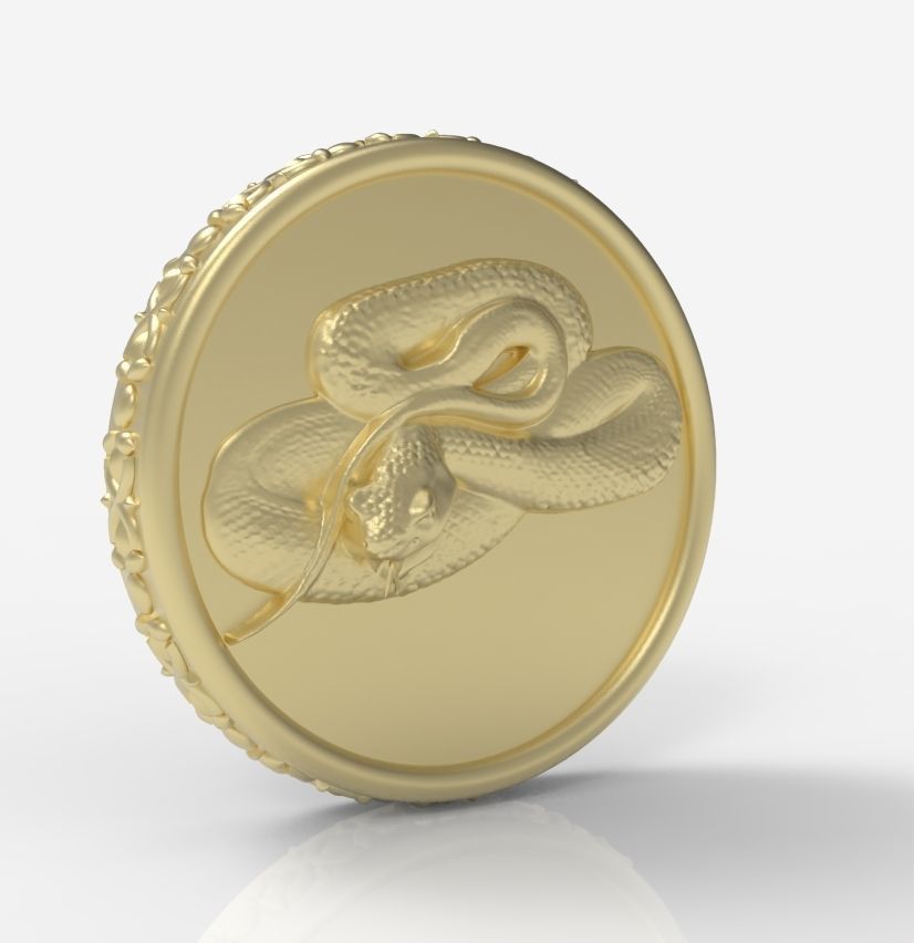 Chinese Zodiac Snake 3D print model_20