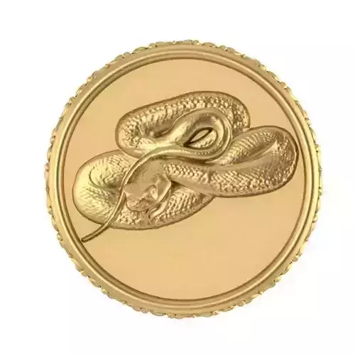 Chinese Zodiac Snake 3D print model