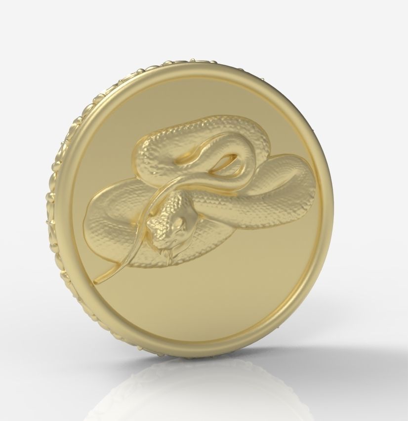 Chinese Zodiac Snake 3D print model_22