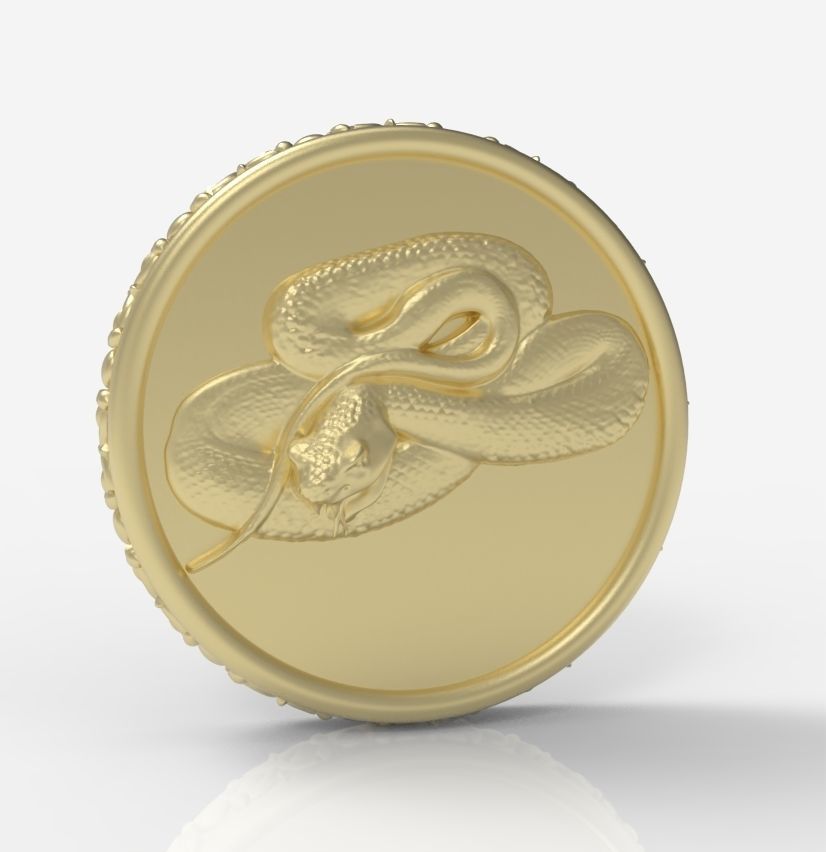 Chinese Zodiac Snake 3D print model_23