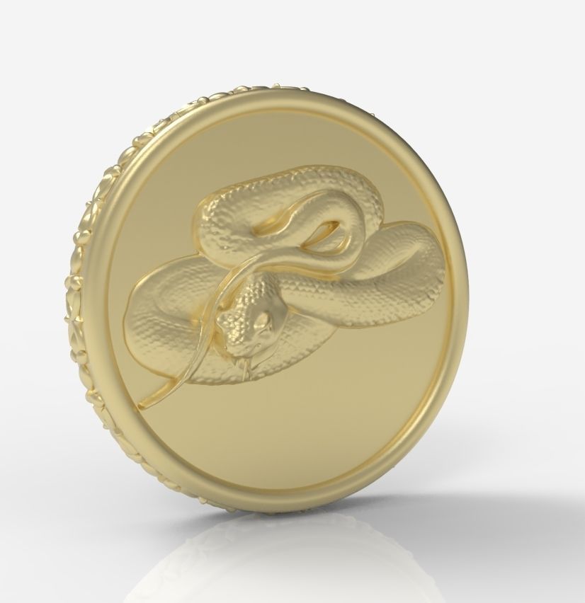 Chinese Zodiac Snake 3D print model_21