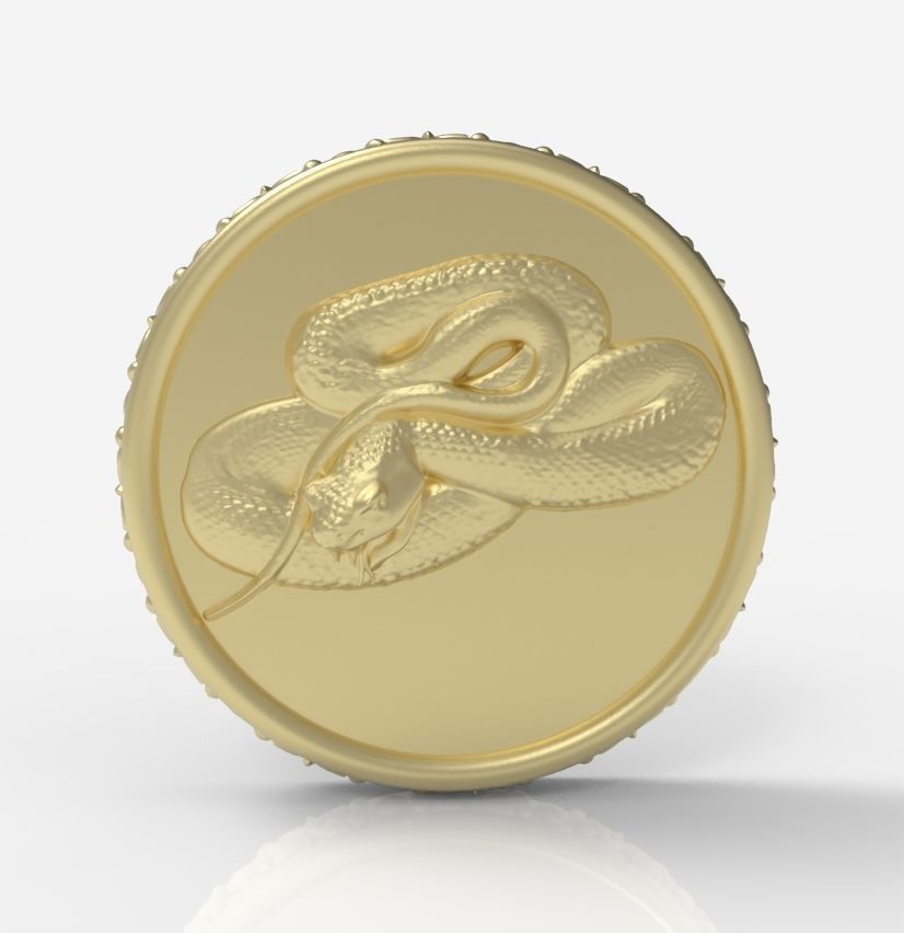 Chinese Zodiac Snake 3D print model_14