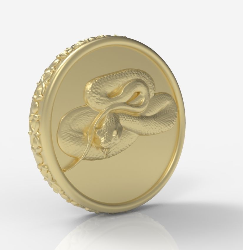 Chinese Zodiac Snake 3D print model_19