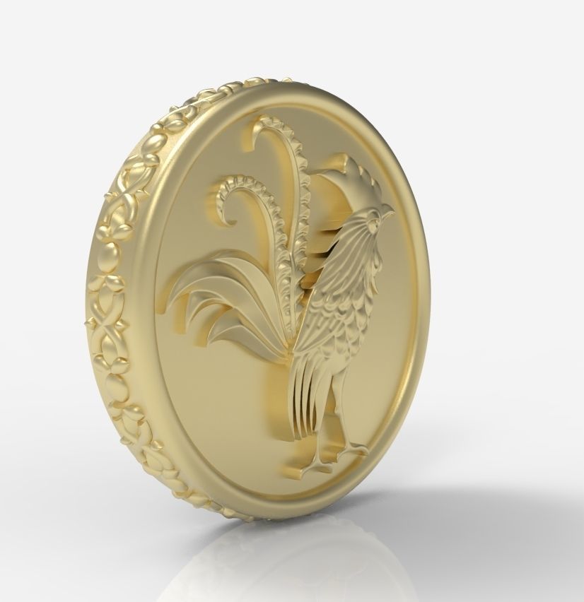 Chinese Zodiac Rooster 3D print model_17