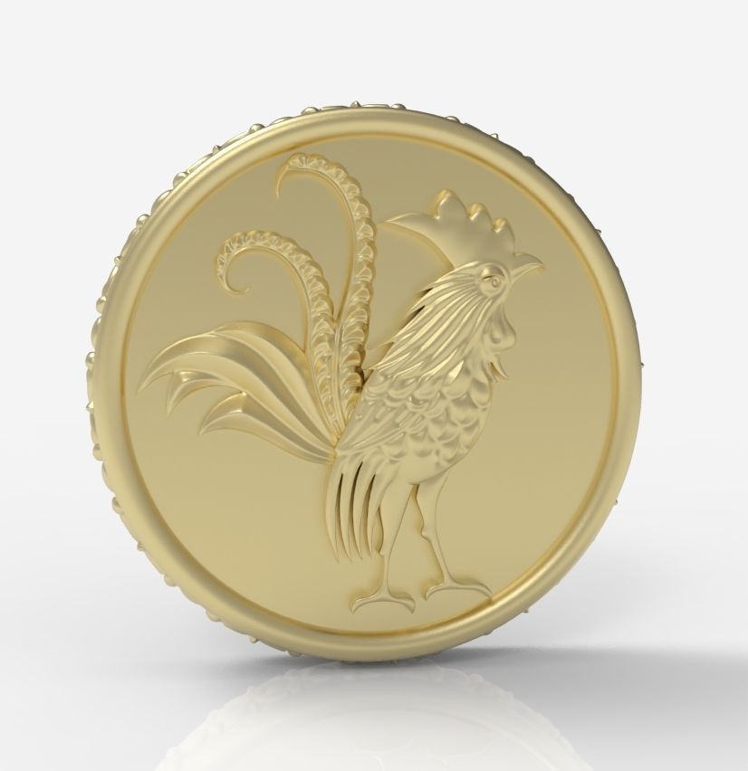 Chinese Zodiac Rooster 3D print model_24